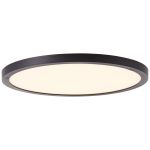 Brilliant Tuco Deckenleuchte Plastik Schwarz Weiß 16W 2100lm - 827 Extra Warmweiß | 250mm