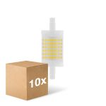 Mehrfachpackung 10x Ledvance Performance LED R7s Doppelt Ended 78mm Klar 12W 1521lm - 827 Extra Warmweiß | Dimmbar - Ersatz Für 100W