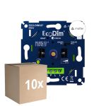 Mehrfachpackung 10x EcoDim.07 LED Dimmer Matter Drücken/Drehen 0-250W (RLC)