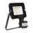 Ledvance LED-Scheinwerfer Kompakt Schwarz 20W 1800lm 100D - 830 Warmweiß | IP65 - Symmetrisch - Bewegungs- und Lichtsensor