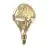 Calex XXL Organic Evo Champagne LED E27 Fadenlampe 6W 100lm- 818 Extra Warmweiß | Dimmbar