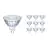 Mehrfachpackung 10x Philips Corepro LED Spot GU5.3 MR16 2.9W 230lm 36D - 827 Extra Warmweiß | Ersatz für 20W