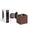 D'Lite Wandleuchte Nova Aluminium Rust Up & Down 4.9W 480lm - 830 Warmweiß | IP54 - Verstellbarer Abstrahlwinkel