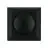 EcoDim Dimmerknopf Schwarz incl. Central Plate und Rahmen