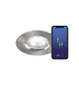 Nordlux Don Smart LED-Spot Brushed Nickel 4.7W 320lm 60D - 822-865 Abstimmbares Weiß + RGB | 85mm - IP65