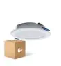 Mehrfachpackung 6x LED Downlight Pan 6W 480lm 830 Warmweiß | 93mm - Ausschnitt 75mm