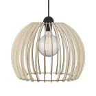Nordlux Pendelleuchte Chino 40 E27 Braun - Holz | Max. 60W