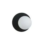 Emibig Wandleuchte Oslo Stahl Schwarz | Geeignet für 1x E14 - Max 10W